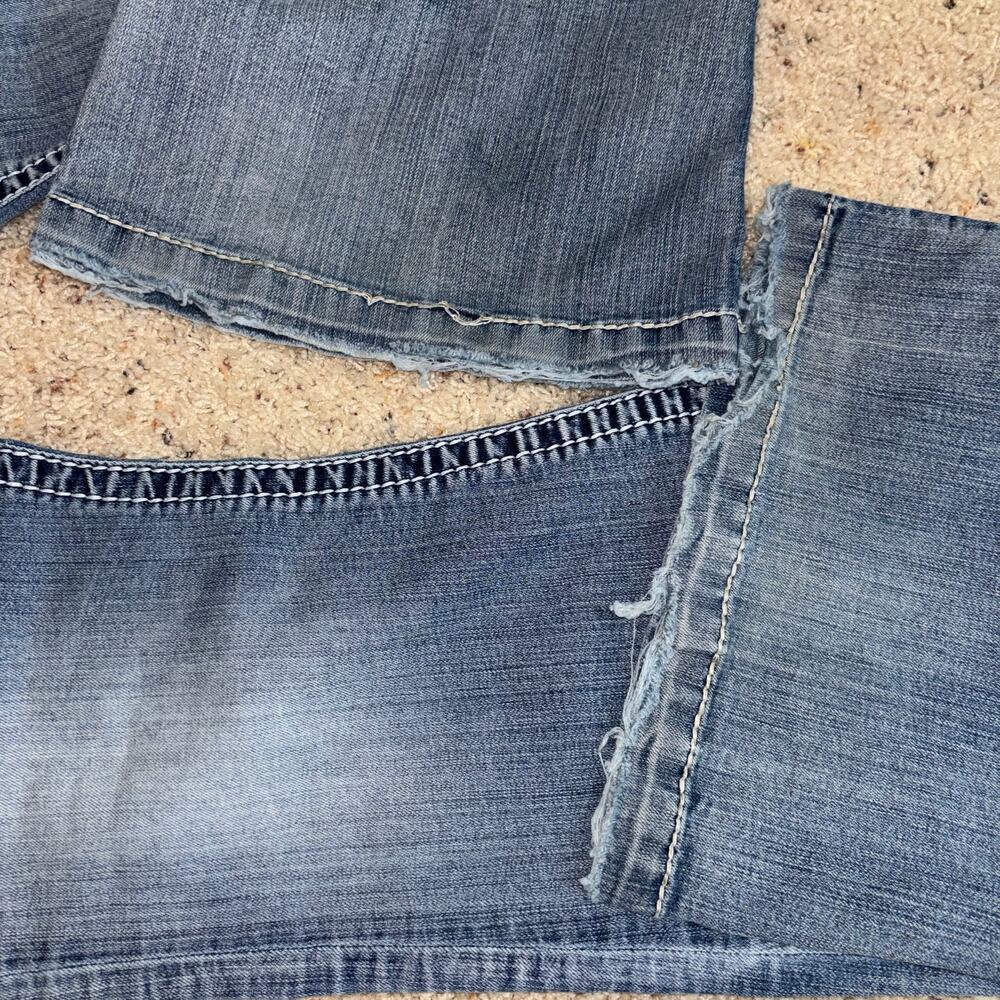 Silver Jeans Camden Rose Bell Bottom Womens 30x31 Medium Wash Low Rise Flare Y2K - Picture 6 of 8